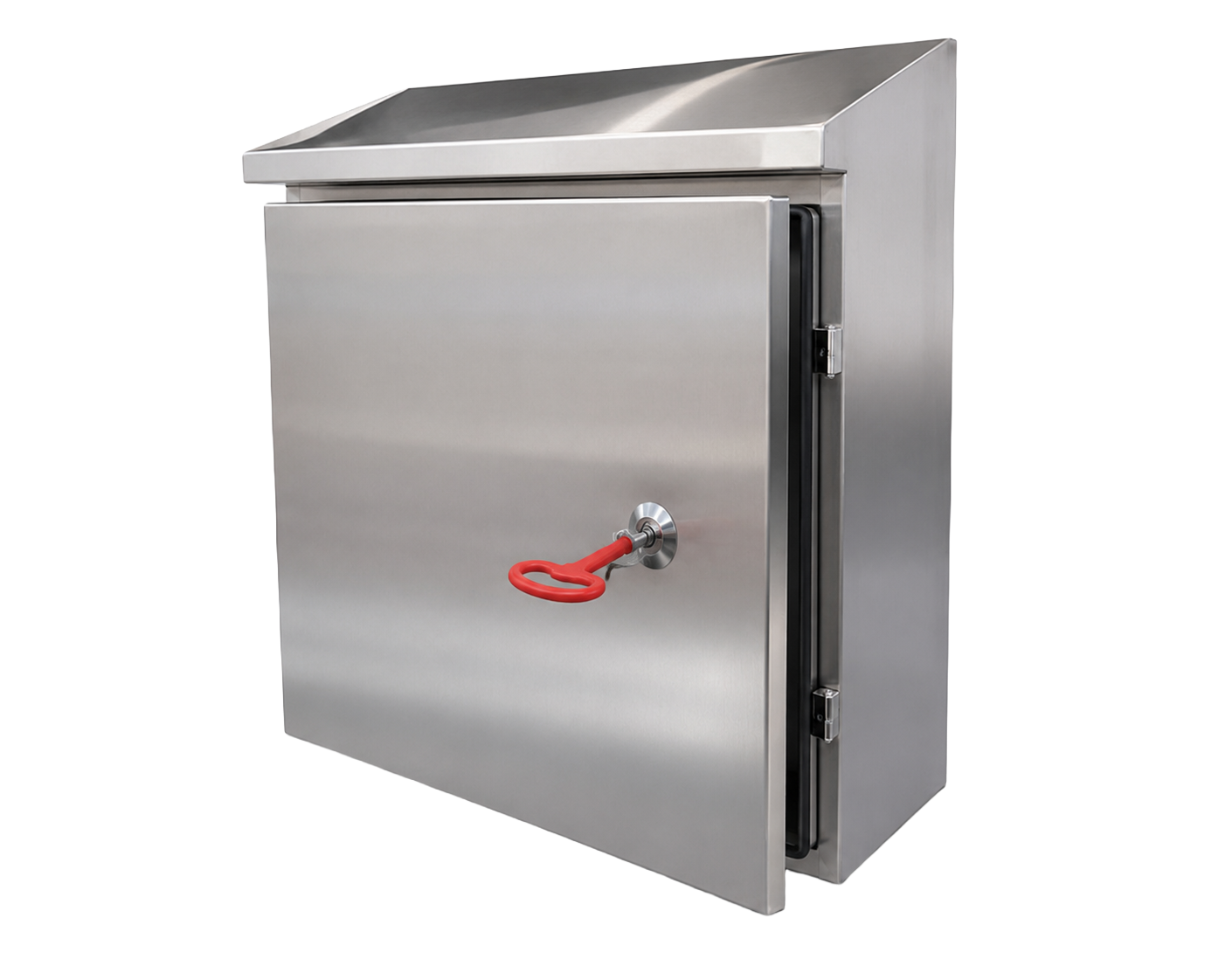 Fernsprechschrank Edelstahl